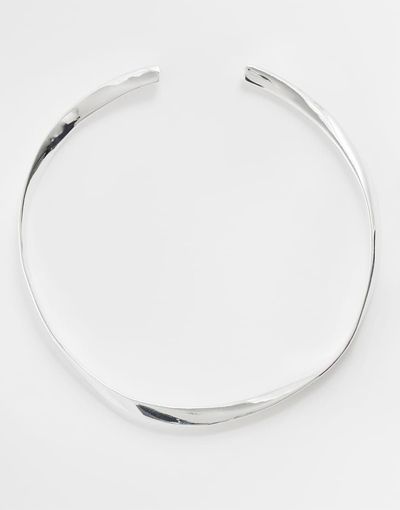 Mango Mango delicate choker in silver