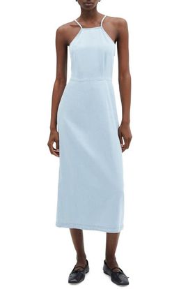 MANGO MANGO Denim Midi Dress