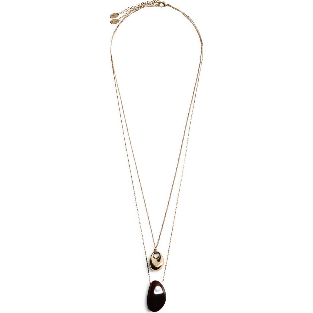 MANGO MANGO Double Pendant Necklace