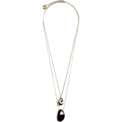 MANGO MANGO Double Pendant Necklace