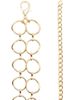 MANGO MANGO Double Ring Metallic Chain Belt - 4