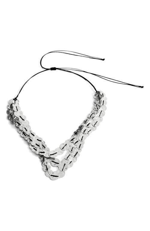 MANGO MANGO Drawstring Frontal Necklace