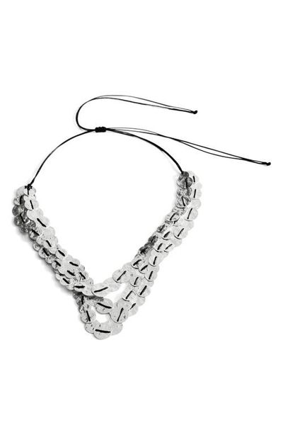MANGO MANGO Drawstring Frontal Necklace