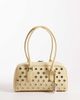 Mango Mango embellished micro bag with key charm detail in buttermilk-Yellow - 1