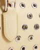 Mango Mango embellished micro bag with key charm detail in buttermilk-Yellow - 3
