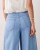 Mango Mango Eva mid rise straight leg denim jeans in light blue - part of a set - 4