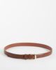 Mango Mango faux croc belt in brown - 1