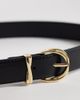 Mango Mango faux leather belt in black - 3