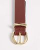 Mango Mango faux leather belt in brown - 3