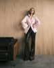 Mango Mango faux leather flared pants in brown - 2
