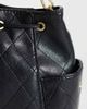 Mango Mango faux leather quilted shoulder bag in black - 3