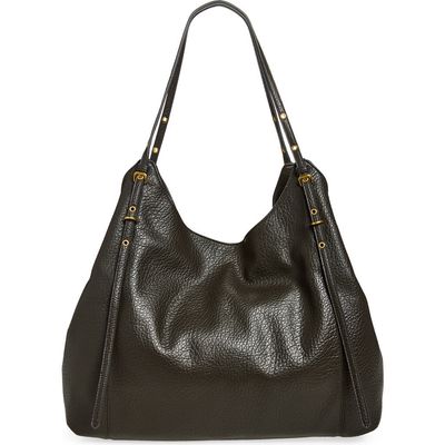 MANGO MANGO Faux Leather Sack Shoulder Bag