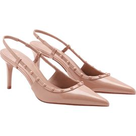 MANGO MANGO Faux Leather Slingback Pump