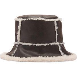 MANGO MANGO Faux Shearling Bucket Hat