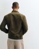 Mango Mango faux suede high neck jacket in khaki green - 4