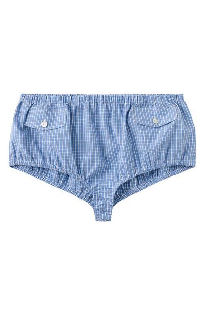MANGO MANGO Featuring Hailey Bieber Gigi Check Print Shorts