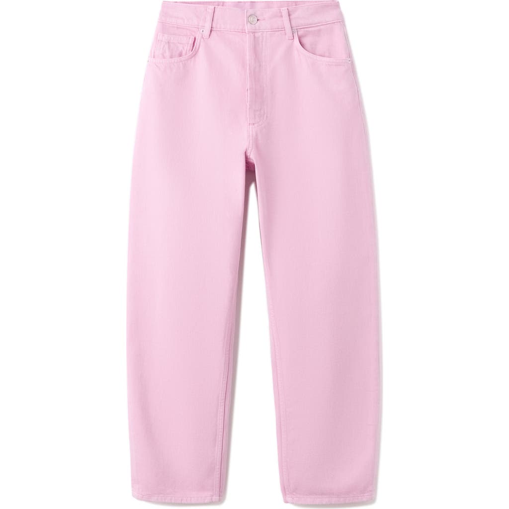 MANGO MANGO Featuring Hailey Bieber High Waist Jennifer Jeans