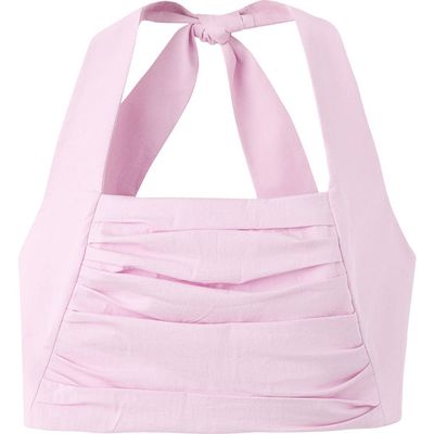 MANGO MANGO Featuring Hailey Bieber Kasha Sleeveless Crop Top