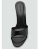 Mango Mango featuring Kaia Gerber 100% leather slingback heels in black - 3