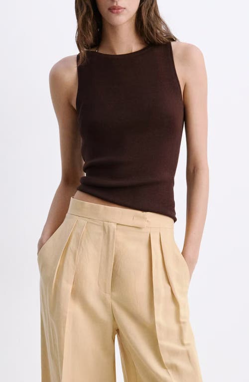 MANGO MANGO Fine-Knit Boat Neck Top