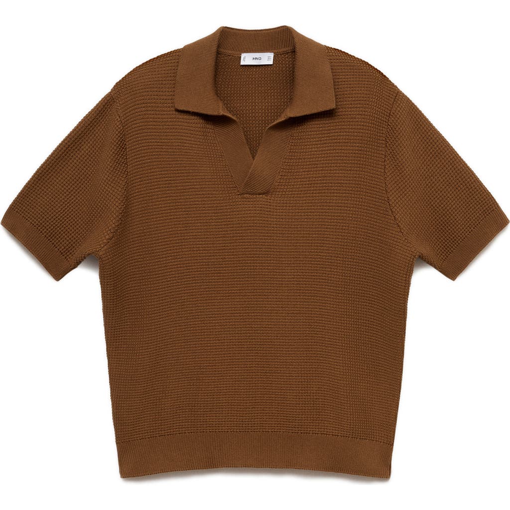 MANGO MANGO Fine Cotton Knit Polo