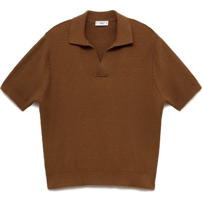 MANGO MANGO Fine Cotton Knit Polo