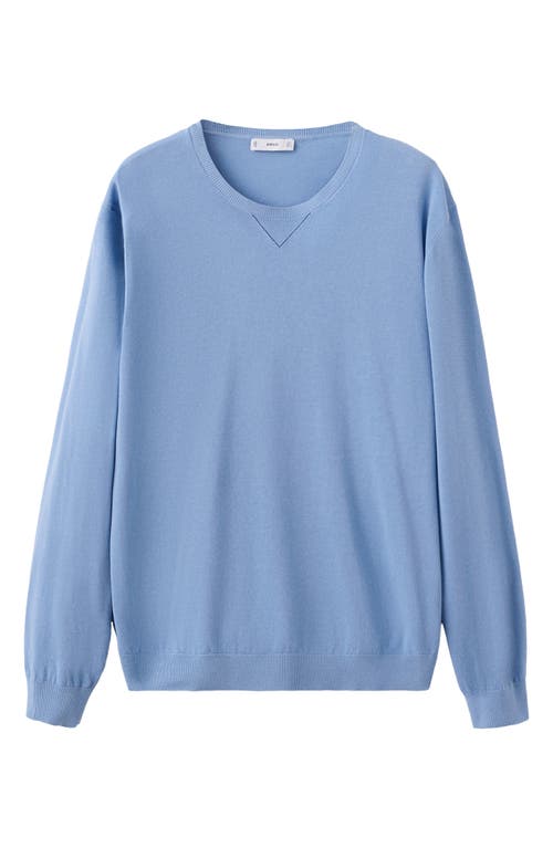 MANGO MANGO Fine Knit Crewneck Cotton Sweater