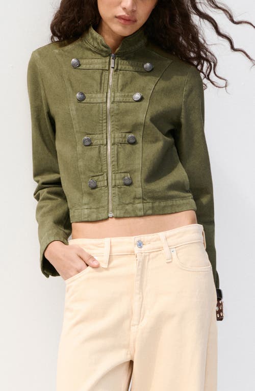 MANGO MANGO Fitted Band Collar Jacket