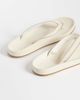 Mango Mango flip flops in white - 4