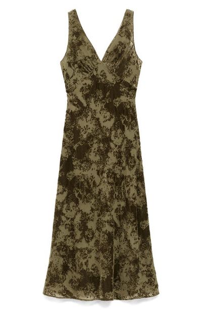 MANGO - Floral Burnout Sleeveless Maxi Dress MANGO - Floral Burnout Sleeveless Maxi Dress
