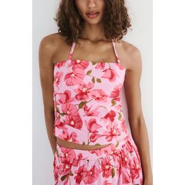 MANGO MANGO Floral Halter Neck Top