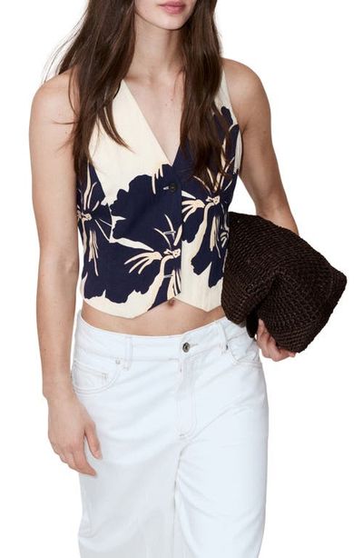 MANGO MANGO Floral Print Vest
