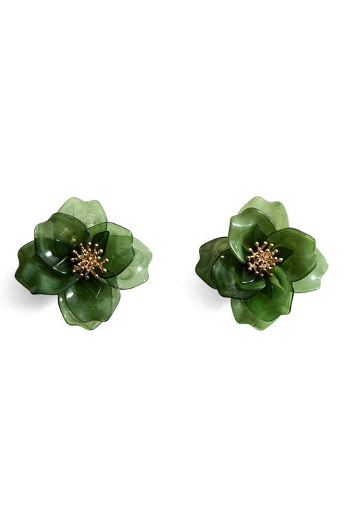 MANGO MANGO Floral Stud Earrings