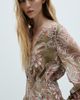 MANGO MANGO Floral Texture Long Sleeve Maxi Dress - 2