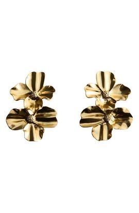 MANGO MANGO Flower Drop Earrings