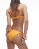 Mango Mango flower embroidered bikini bottoms in yellow - 3