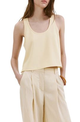 MANGO MANGO Flowy Cropped Top