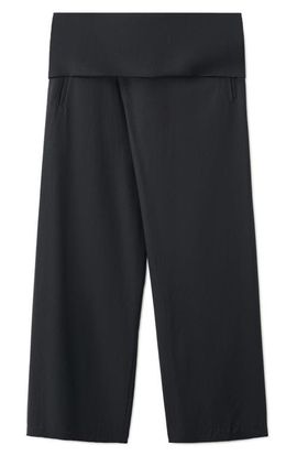 MANGO MANGO Foldover Straight Leg Pants