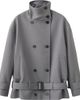 MANGO MANGO Funnel Neck Trench Coat with Belt - 1