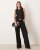 Mango Mango Gabo tailored relaxed pants in black - part of a set - 1