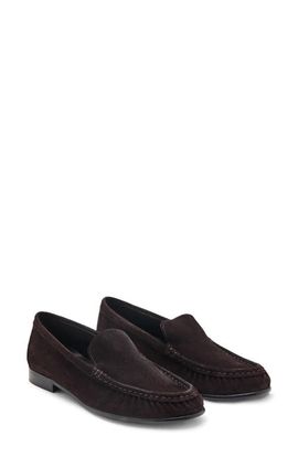 MANGO MANGO Gathered Suede Loafer