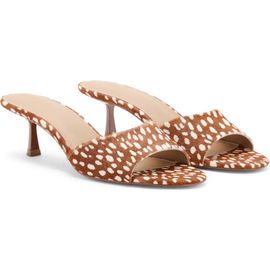 MANGO MANGO Genuine Calf Hair Sandal