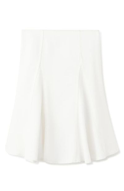 MANGO MANGO Godet Cotton Midi Skirt