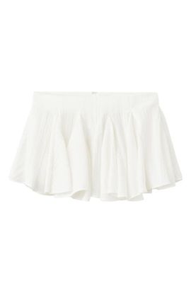 MANGO MANGO Godet Ruffled A-Line Miniskirt