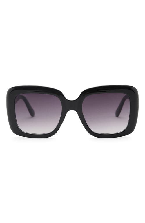 MANGO MANGO Gradient Square Sunglasses