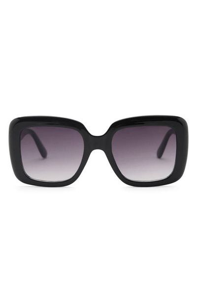 MANGO MANGO Gradient Square Sunglasses