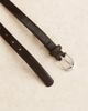 Mango Mango hair on real leather belt in deep brown - 2
