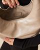 Mango Mango half moon shoulder bag in latte-Neutral - 4
