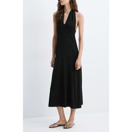 MANGO MANGO Halter Dress with Back Detail