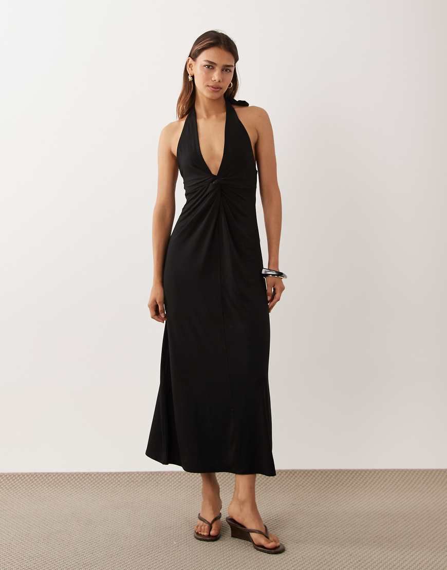 mango black halter dress festive home decor